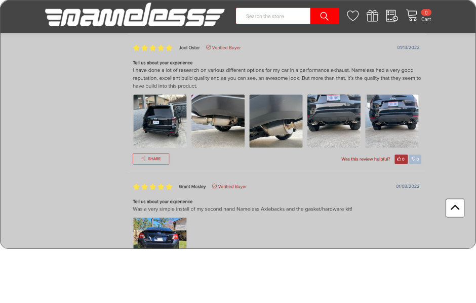 nameless experience reviews