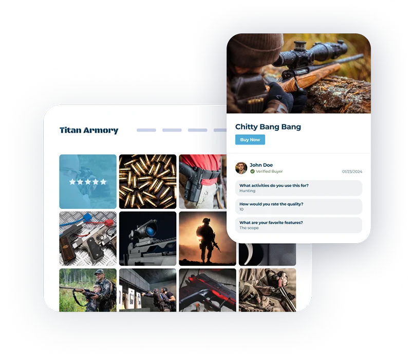 custom questions firearms merchants custom questions on a survey for a firearms brand