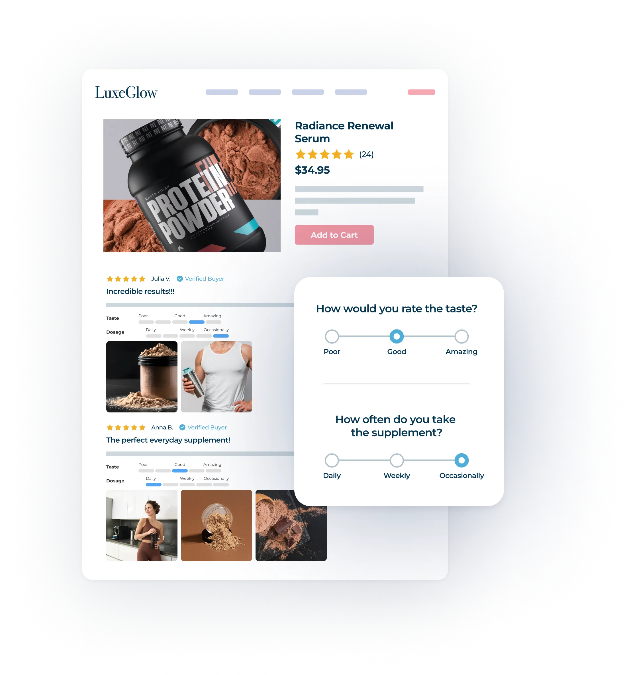 Food and Supplements Fit Ratings Food and Supplements Fit Ratings