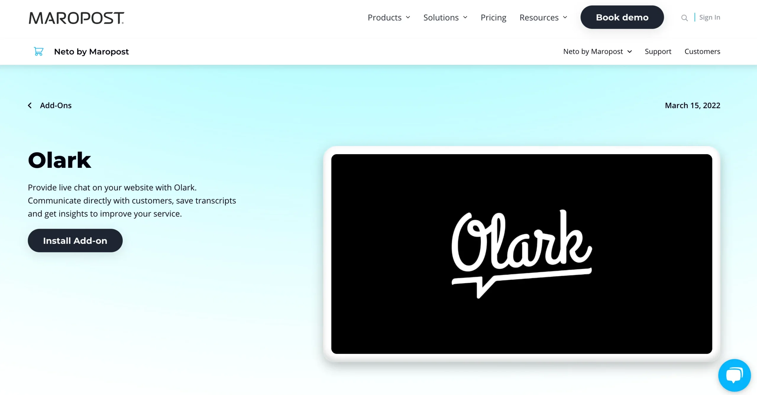 olark neto app