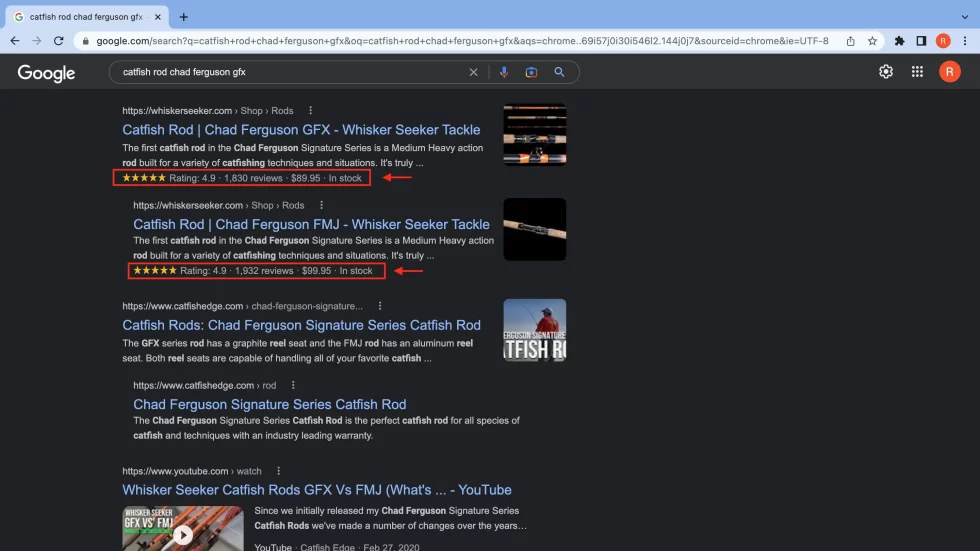 google rich snippets