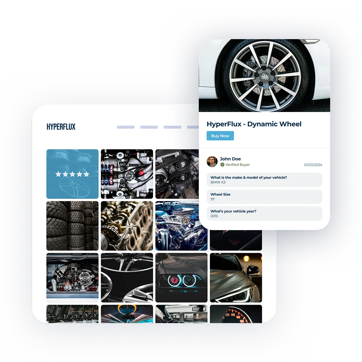 shoppable image galleries wheels customer shoppable gallery